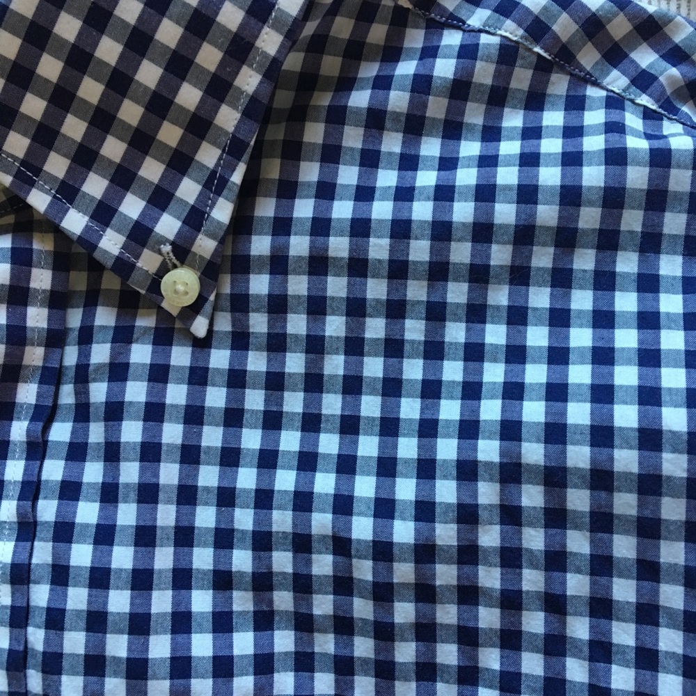 Tailorbyrd Purple Check Dress Shirt - Medium